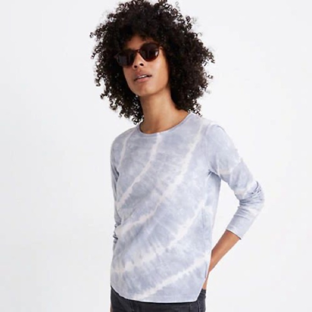 Madewell Northside Long-Sleeve Vintage Tie-Dye Tee
